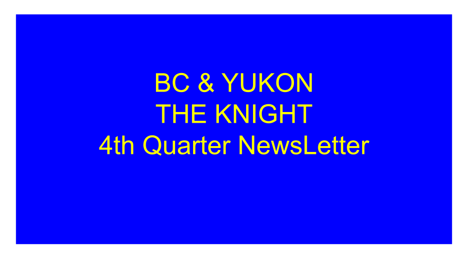 4th Qtr Newsletter